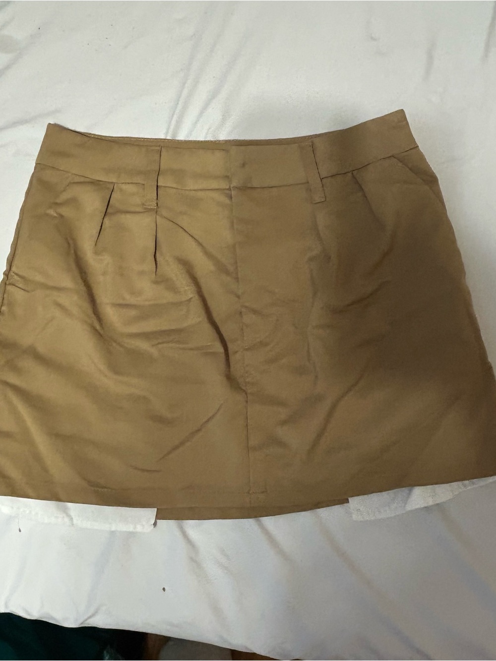 H&M Divided Beige/Tan Mini Skirt